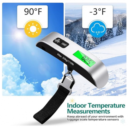 Cântar electronic pentru bagaje Allinone-Kitchen, capacitate de 50 kg [5]