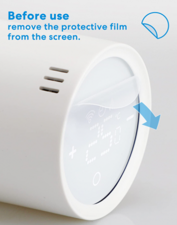 Cap termostatic inteligent pentru radiator Meross compatibil cu HomeKit, Wifi, M30 x 1,5 mm, 6 adaptoare [1]