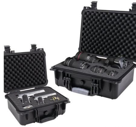 Carcasa de exterior pentru aparat foto HMF ODK100, cu spuma, negru, 27 x 24.5 x 13 cm [4]