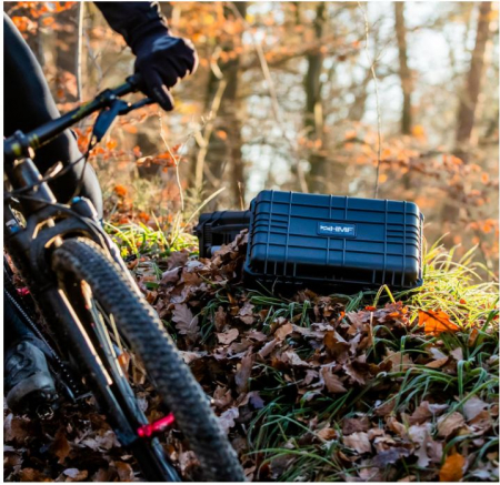 Carcasa de exterior pentru aparat foto HMF ODK100, cu spuma, negru, 27 x 24.5 x 13 cm [5]