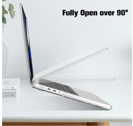 Carcasă FINTIE pentru MacBook Pro 14" A2442 M1 Pro/Max, transparent [3]