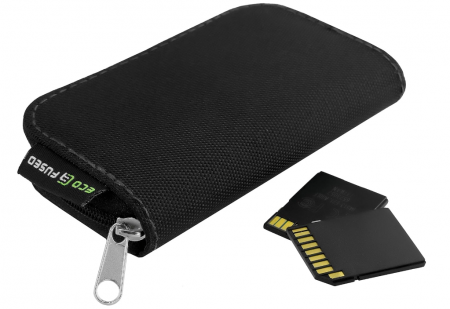 Carcasă pentru carduri de memorie Eco-Fused, 22 bucati, negru [2]