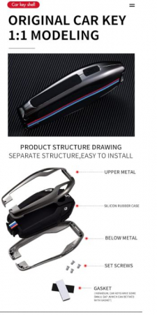 Carcasa protectie cheie BMW 5 7 Series G11 G12 G30 G31 G32 i8 I12 I15 G01 G02 G05 G07 X7 [8]