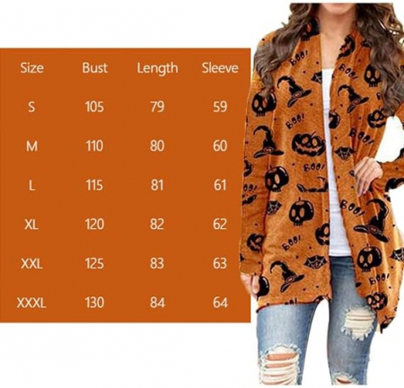 Cardigan Cugoodte pentru femei, de Halloween, Marimea L [5]