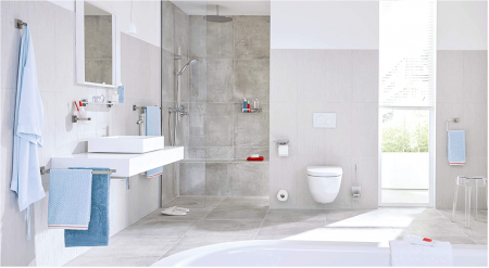 Carlig autoadeziv Tesa, aspect otel inoxidabil, 44 x 60 x 50 mm [6]