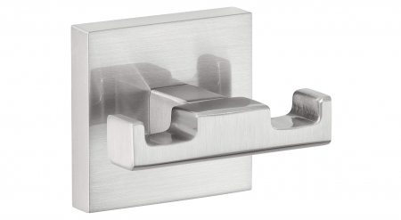 Casa, Gradina & Bricolaj - Carlig autoadeziv Tesa, aspect otel inoxidabil, 44 x 60 x 50 mm