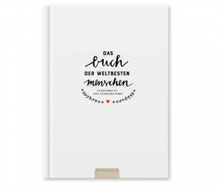 Cadouri - Carte de oaspeți de nuntă amuzantă, cu întrebări de completat, limba germană, 17 x 24.5 cm