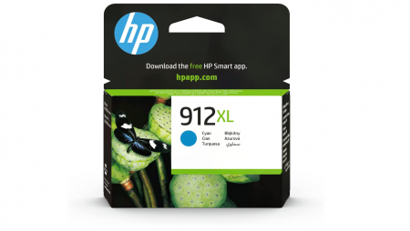 Imprimante, Scanere & Consumabile - Cartuș cerneală original HP 3YL81AE 912XL, culoare cyan