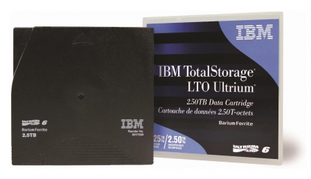Periferice diverse - Cartus date IBM LTO Ultrium 6 nativ/comprimat 2,5 TB / 6,25 TB (BaFe) (B)