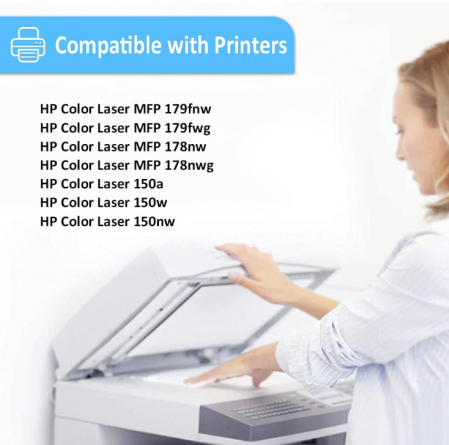 Cartuș de toner W2070A negru pentru imprimante laser HP [6]