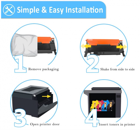 Cartuș de toner W2070A negru pentru imprimante laser HP [5]