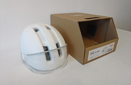 Casca de bicicleta ABUS HUD-Y ACE City, unisex, alb, M 54-58 cm [1]