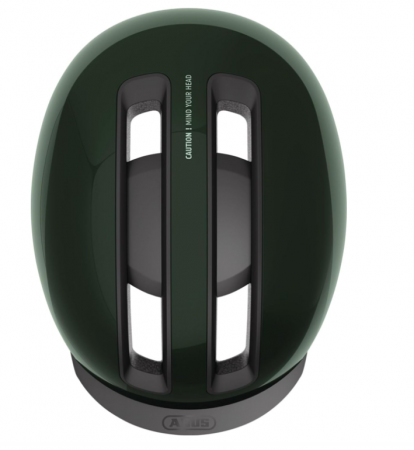 Cască de bicicletă ABUS Urban HUD-Y cu lumină spate LED, inchidere magnetică, unisex, marime M(54-58cm), verde [6]