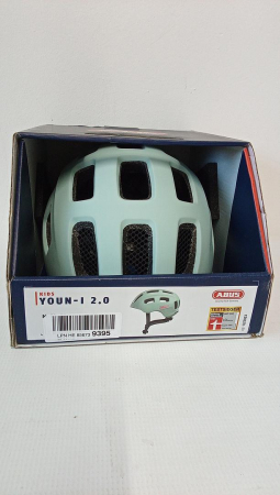 Casca de bicicleta ABUS Youn-I 2.0 cu lumina, verde, unisex, marime M(52-57 cm) [1]