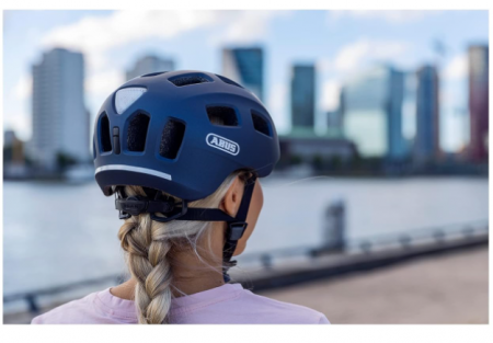 Casca de bicicleta ABUS Youn-I 2.0 cu lumina, verde, unisex, marime M(52-57 cm) [7]