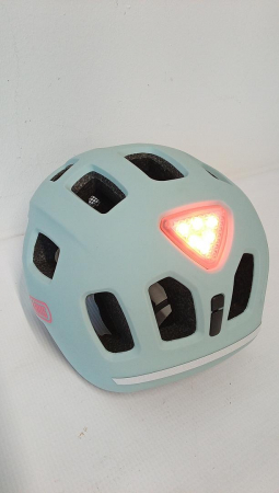 Casca de bicicleta ABUS Youn-I 2.0 cu lumina, verde, unisex, marime M(52-57 cm) [2]