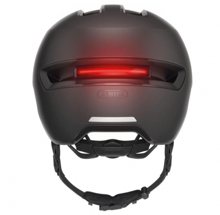 Cască de bicicletă cu vizieră ABUS City HUD-Y ACE, unisex, negru, M 54-58 cm [5]