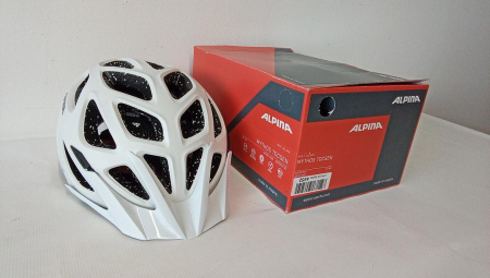 Cască de bicicleta MYTHOS 3.0 TOCSEN ALPINA Unisex-Adulți, alb mat, marimea 57-62 cm [1]