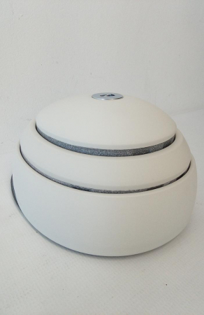 Casca de bicicleta pliabila pentru adulti CLOSCA, alb/gri, L (60-62 cm) [3]