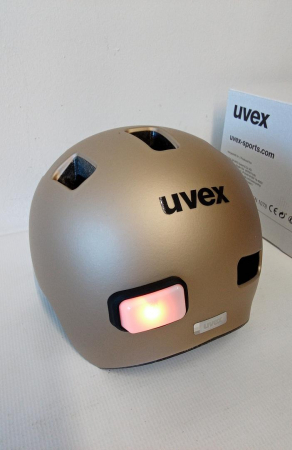 Casca de bicicleta UVEX City 4, unisex, auriu mat, 58-61 cm [2]