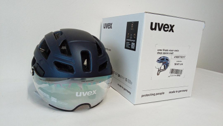 Cască de bicicletă uvex unisex-adult, Finale Visor Vario, marimea 56-61 cm [1]