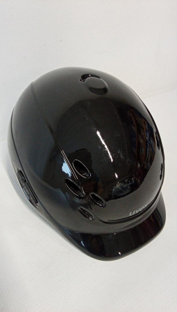 Cască de călărie pentru copii uvex Onyxx Shiny, Negru strălucitor, Marime XS 49-54 cm [2]