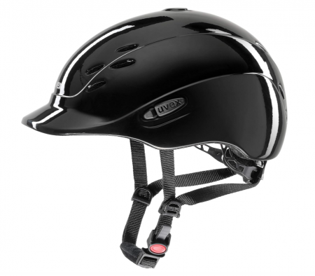 Ciclism - Cască de călărie pentru copii uvex Onyxx Shiny, Negru strălucitor, Marime XS 49-54 cm