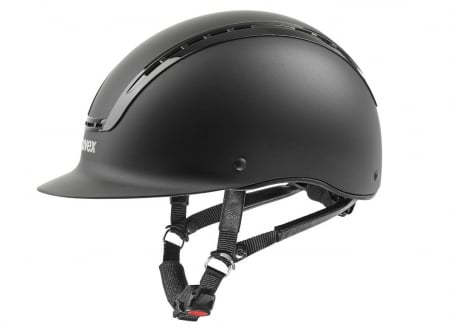 Casti sport - Casca de echitatie Uvex Suxxeed Active, unisex pentru adulți, negru mat, XS-S 54-55 cm