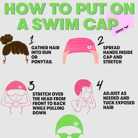 Cască de înot unisex Arena pentru copii, silicon, fuxia, mărime unică [3]