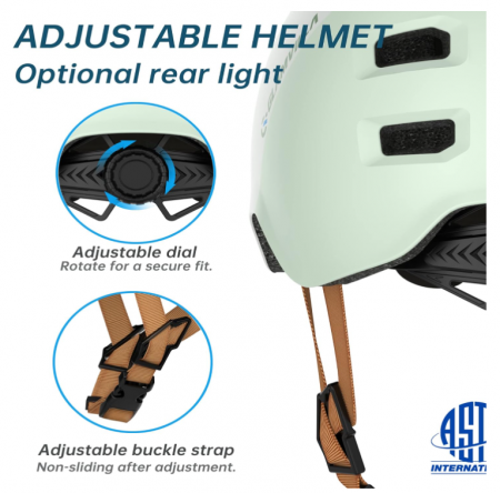 Cască de protectie GLAMVILLA pentru copii, femei, bărbați [6]