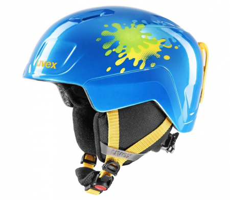 Casti sport - Cască de schi pentru copii Uvex Heyya, unisex, albastru, 51-55 cm