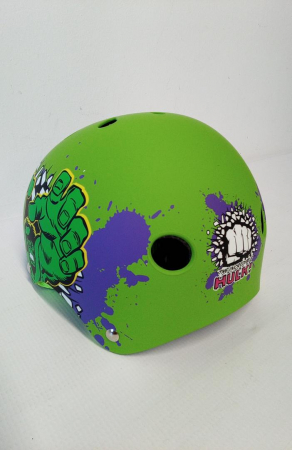 Casca de skateboard pentru copii Disney Hulk, verde, M 52-56 cm [2]