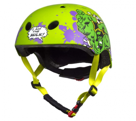 Casca de skateboard pentru copii Disney Hulk, verde, M 52-56 cm [5]