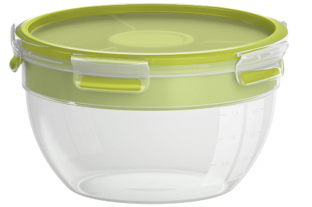 Caserolă pentru salată EMSA 2,6 L + 2 compartimente, Cutie de pranz, N1071300 [4]