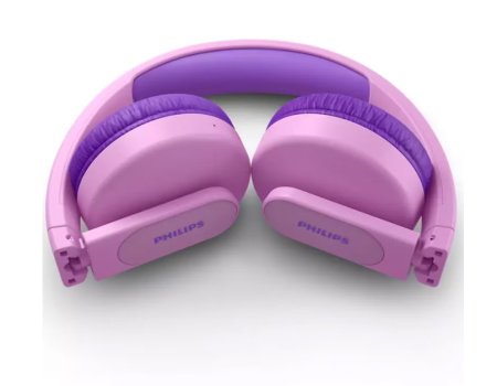 Casti audio over the ear Philips Kids, Lighting, Bluetooth, autonomie 28 ore, roz [6]