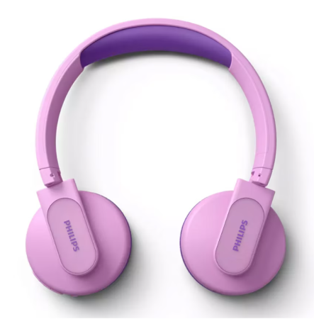 Casti audio over the ear Philips Kids, Lighting, Bluetooth, autonomie 28 ore, roz [4]