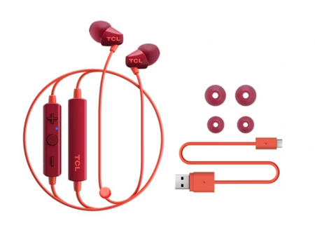 Casti Bluetooth in-ear TCL SOCL100BTOR-EU, Sunset Orange [2]