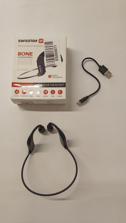 Casti bluetooth Swissten Bone Conduction, Blue [1]