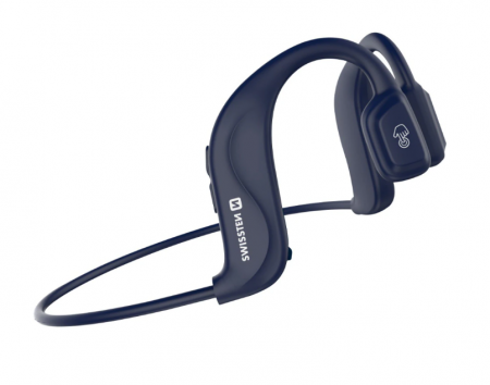 Laptop, Tablete & Telefoane - Casti bluetooth Swissten Bone Conduction, Blue