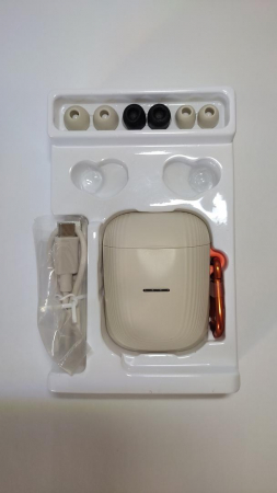 Casti bluetooth TCL True Wireless, Alb/Orange [1]