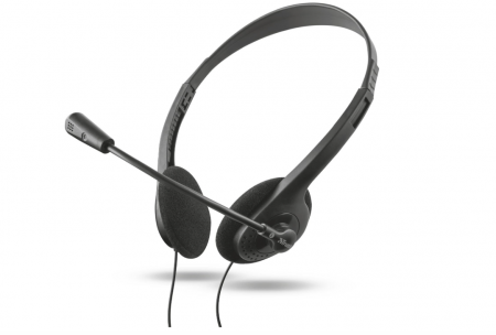 Playere, Boxe & Casti - Casti cu microfon Trust Primo Chat, 21665, negru