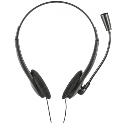 Casti cu microfon Trust Primo Chat, 21665, negru [4]