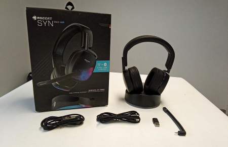 Casti de gaming Roccat Syn Max Air, Wireless, RGB, negru [2]