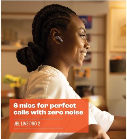 Casti fara fir in-ear JBL Live Pro 2 TWS, True Wireless, Noise Cancelling, IPX5, Silver [3]