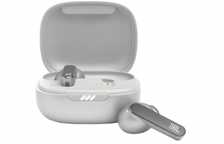 Casti fara fir in-ear JBL Live Pro 2 TWS, True Wireless, Noise Cancelling, IPX5, Silver [0]