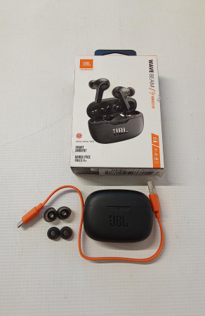 Casti fara fir JBL Wave Beam, in-ear, bluetooth, negru [1]
