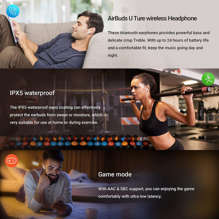 Căști fără fir UMIDIGI AirBuds U cu microfoane [2]