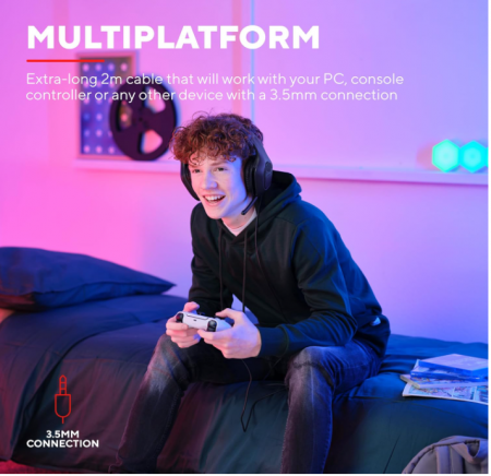 Căști Gaming Trust GXT 415 Zirox cu fir, negru [4]