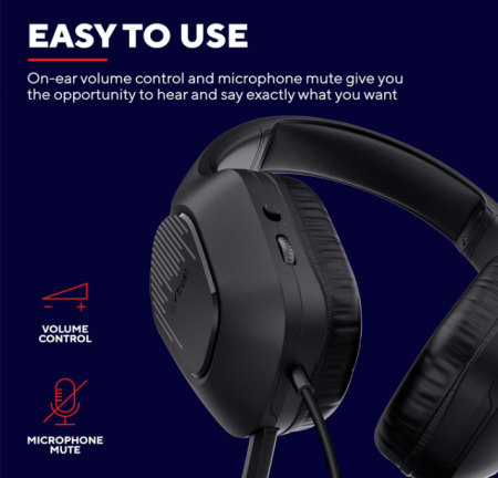 Căști Gaming Trust GXT 415 Zirox cu fir, negru [6]