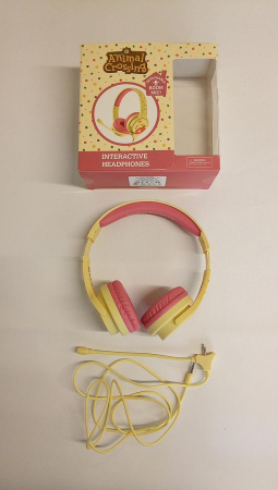 Căști pentru copii OTL Technologies Animal Crossing, crem/roz, AC0848 [1]